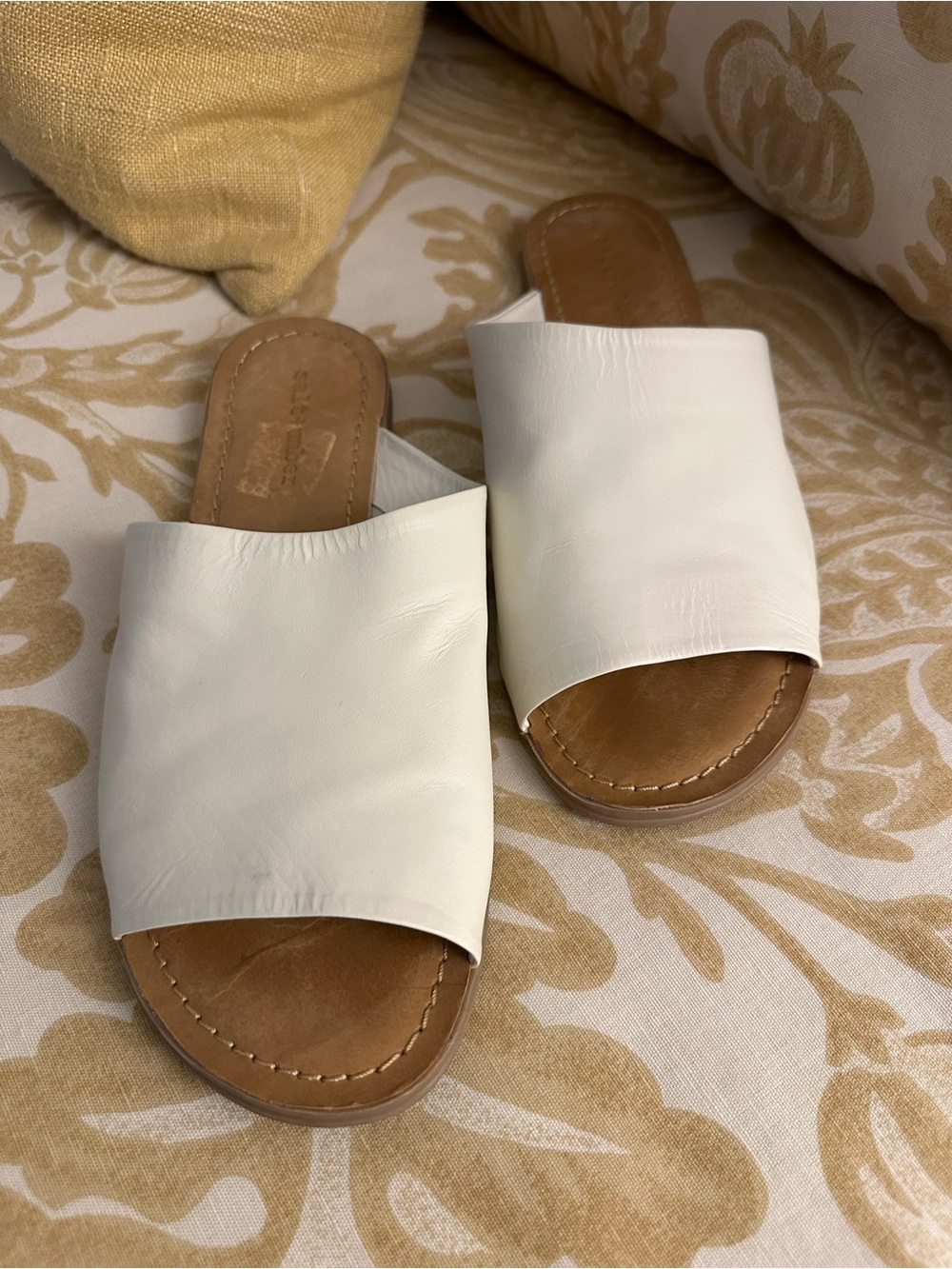 salt + umber sandals